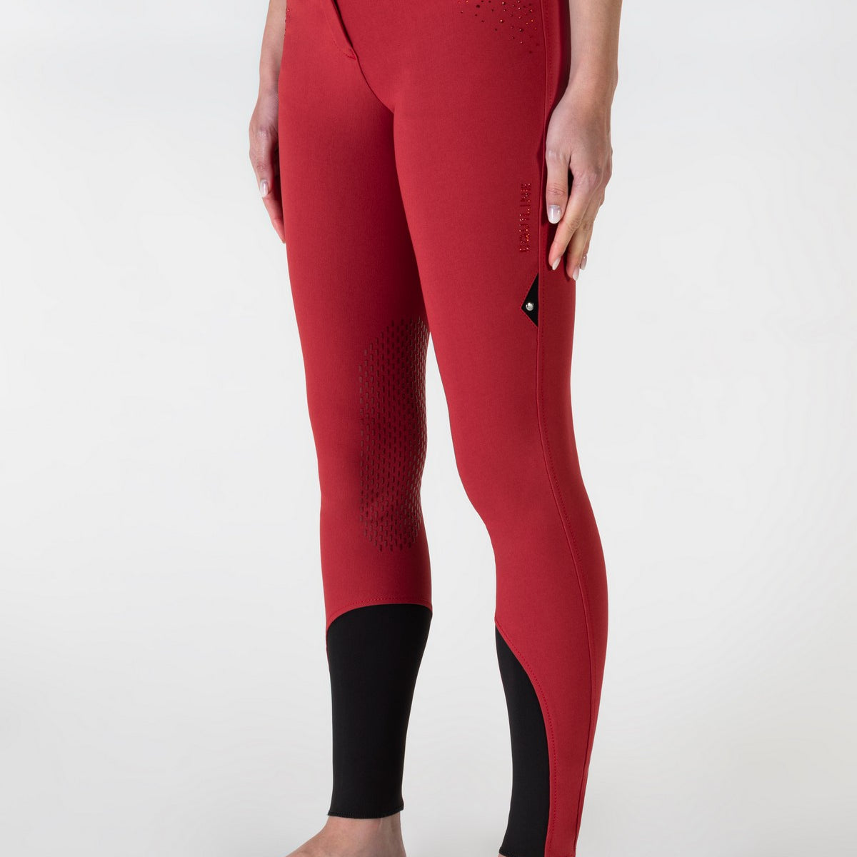 Equiline rijbroek dames knie grip Eqash Strass Rossetto