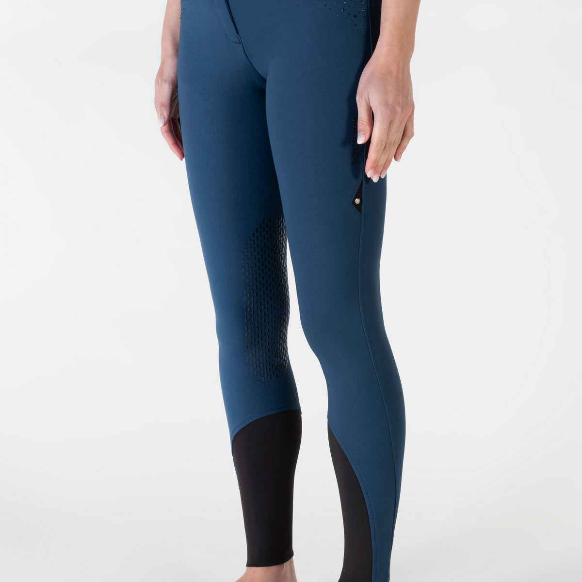 Equiline rijbroek dames knie grip Eqash Strass Crown