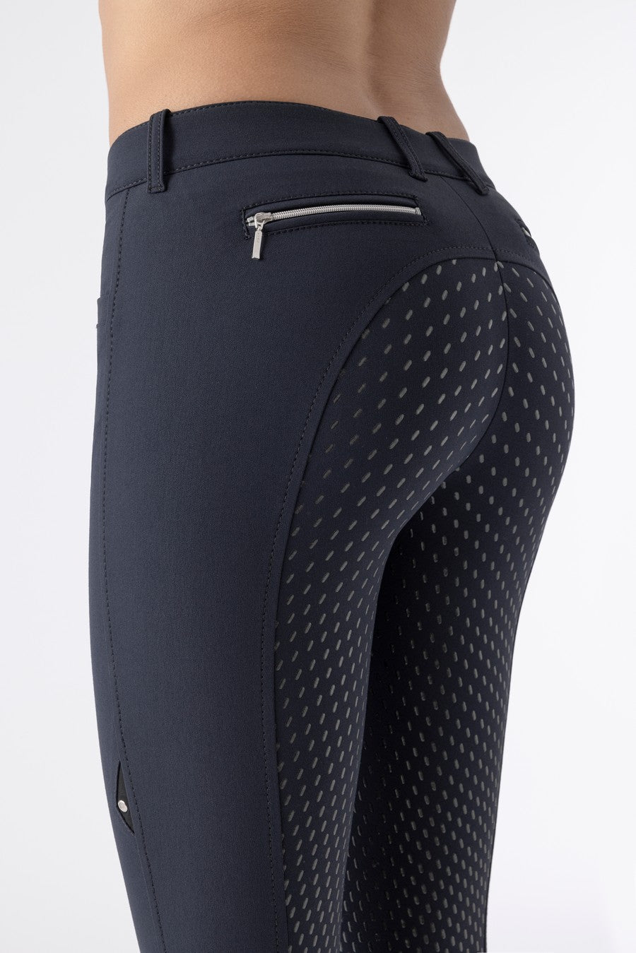 Equiline riding breeches full seat X-Grip Cedar Navy