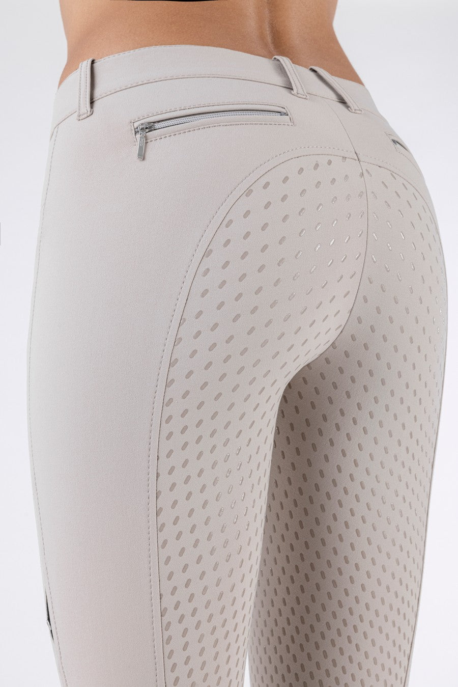 Equiline riding breeches full seat X-Grip Cedar Beige