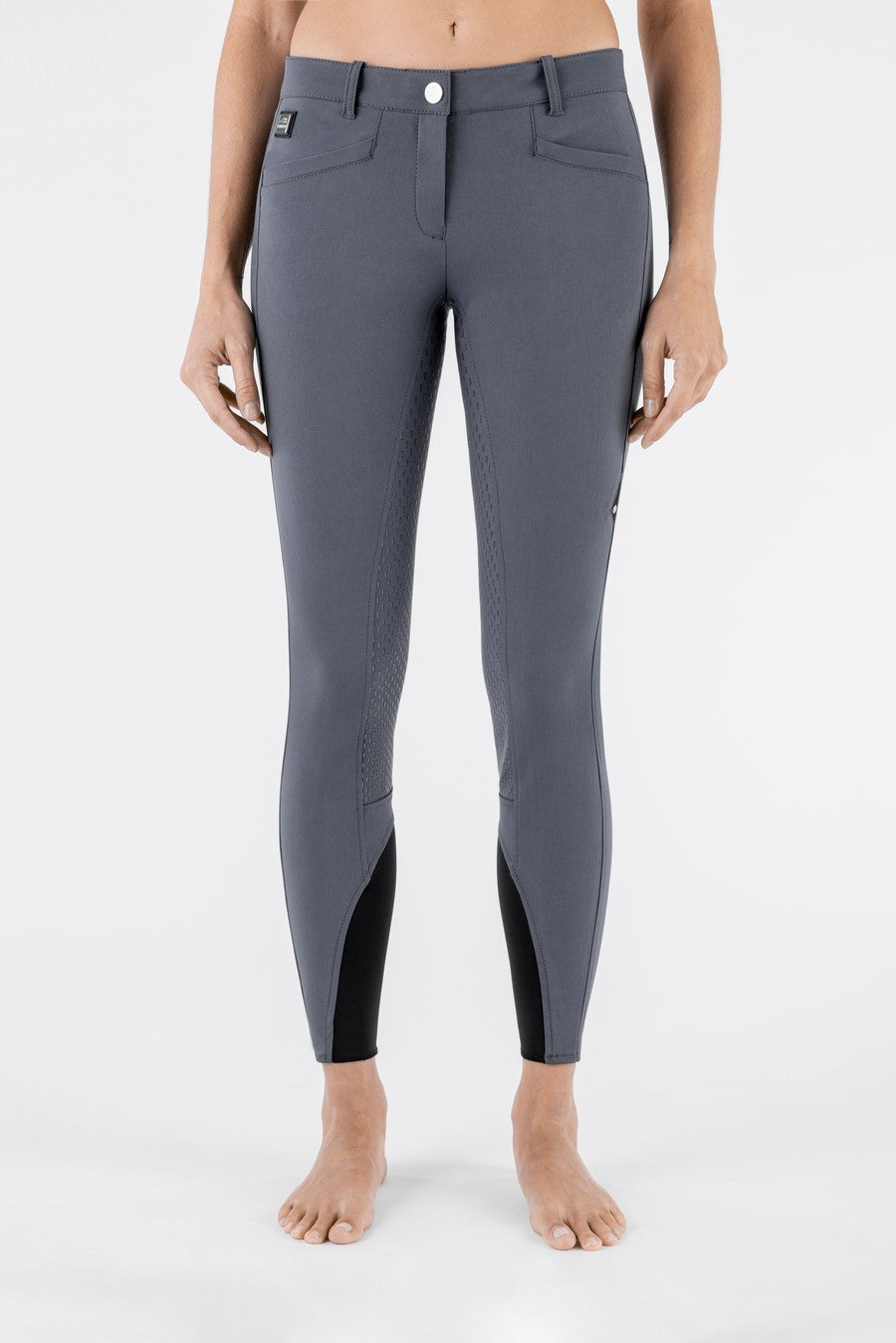 Equiline riding breeches full seat X-Grip Cedar Grey