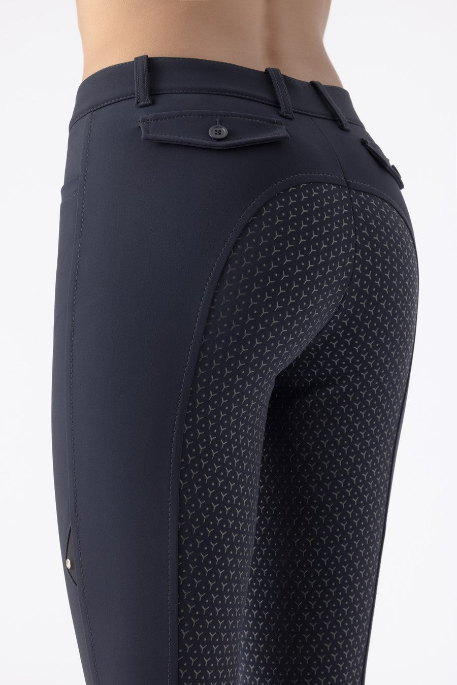 Equiline riding breeches ladies full grip Ceriek Navy