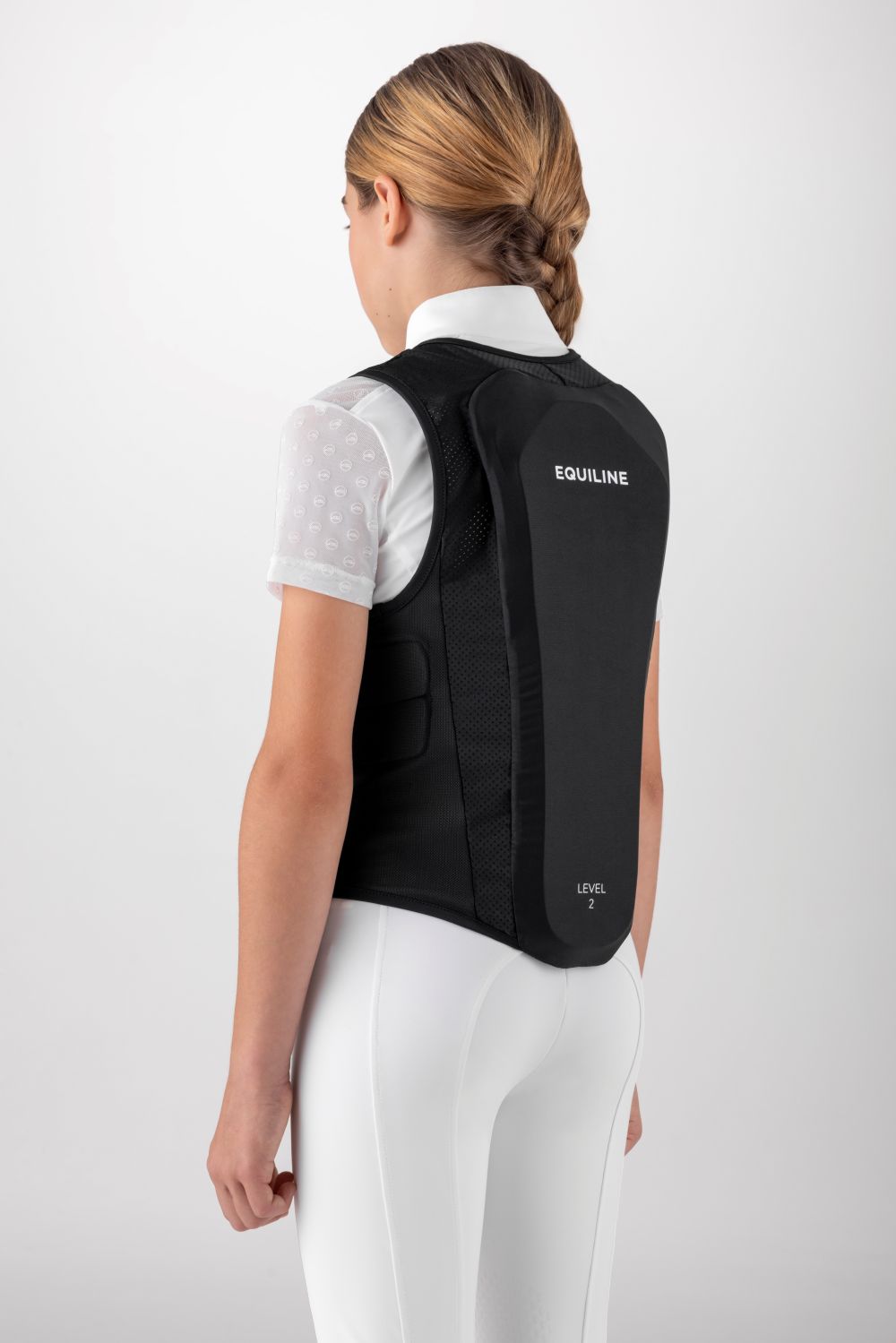 Equiline Back Protector Junior Zwart