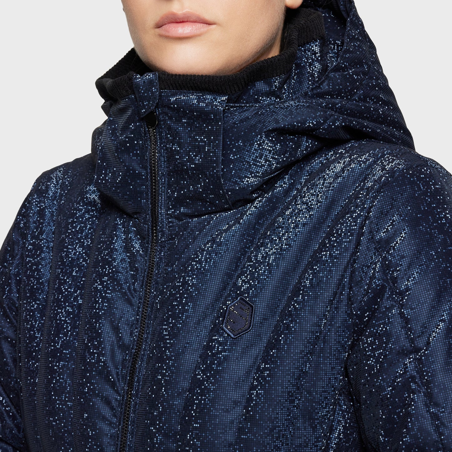 Samshield Down Jacket Ladies Courchevel Ice Navy