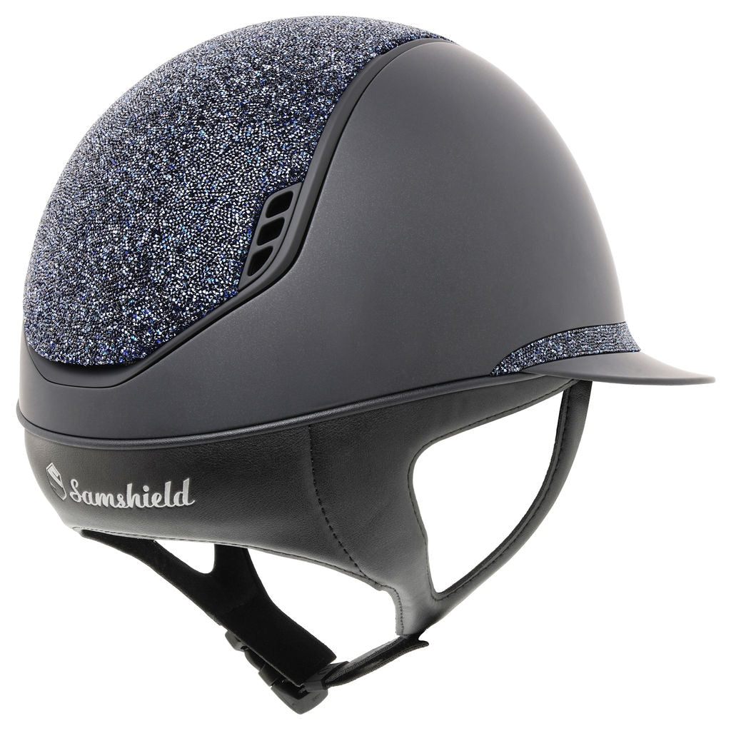 Samshield 2.0 Paardrijhelm Miss Shield Shadowmatt Ultra Fine Rock Cosmic Nights Zwart