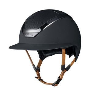 Kask Star Lady Chrome 2.0 Leather light brown chin strap Black