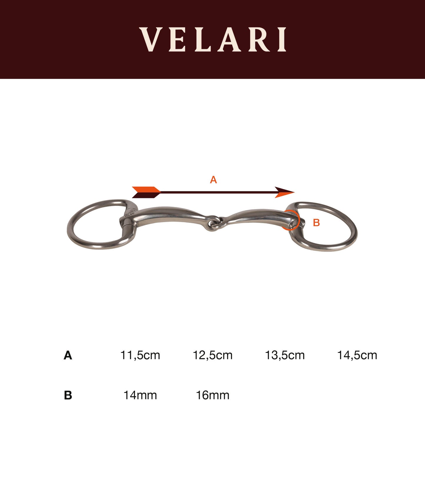 Velari Bustrens Enkelgebroken Sweet Copper 14mm