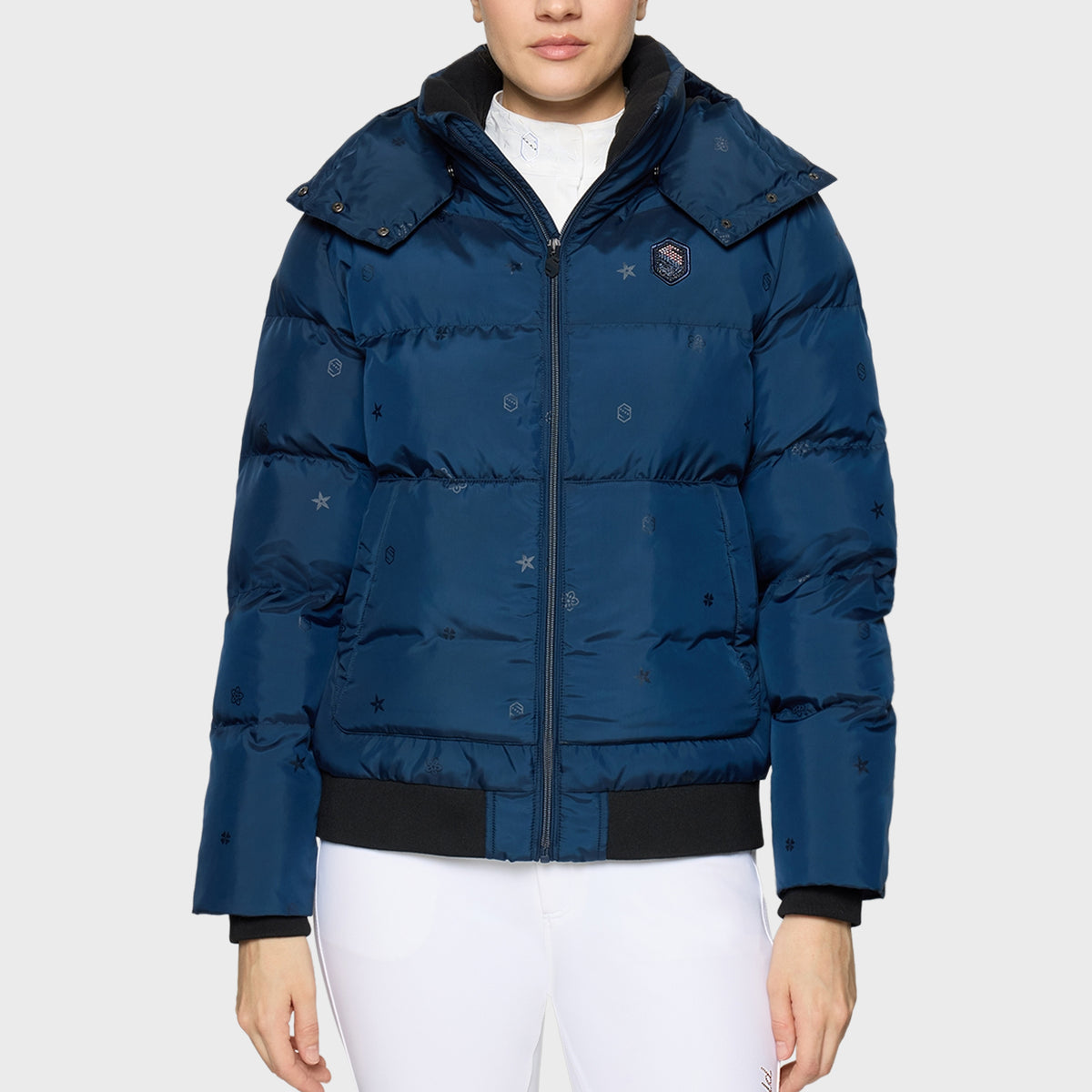Samshield Women's Bomber Jacket Billie Emblem Edition Galactic Blue