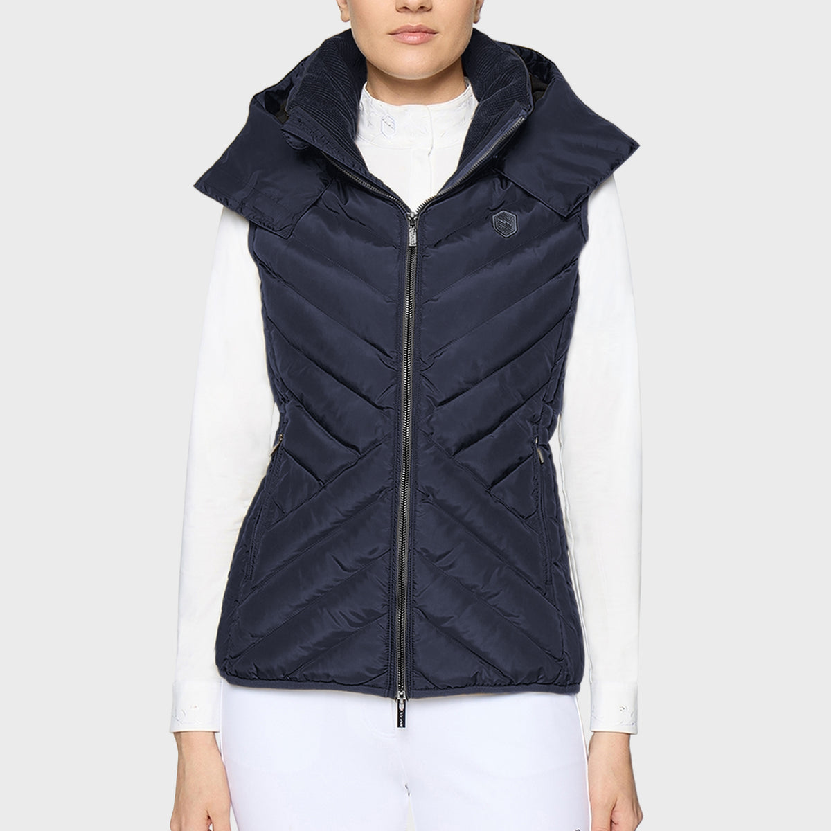 Samshield Puffer Vest Women Chamonix Navy