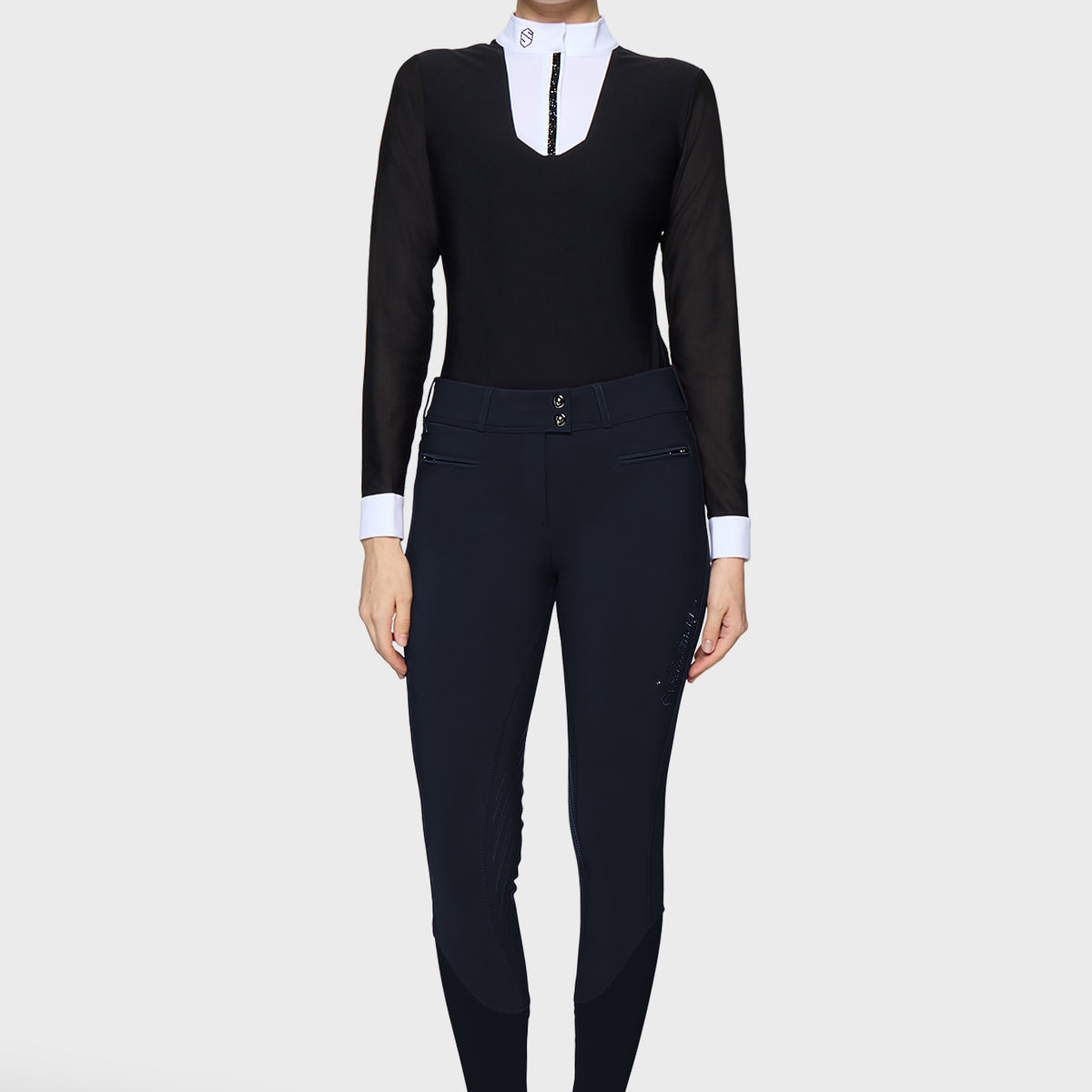 Samshield Breeches Full Grip Women Clara Floral Navy