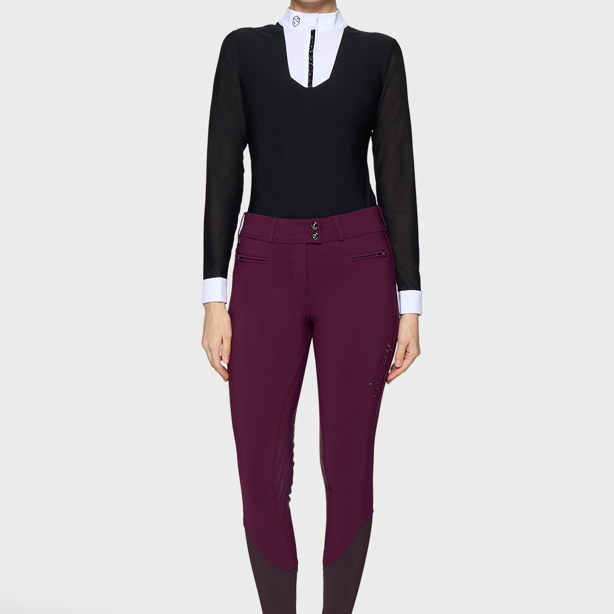 Samshield Breeches Full Grip Women Clara Floral Plum