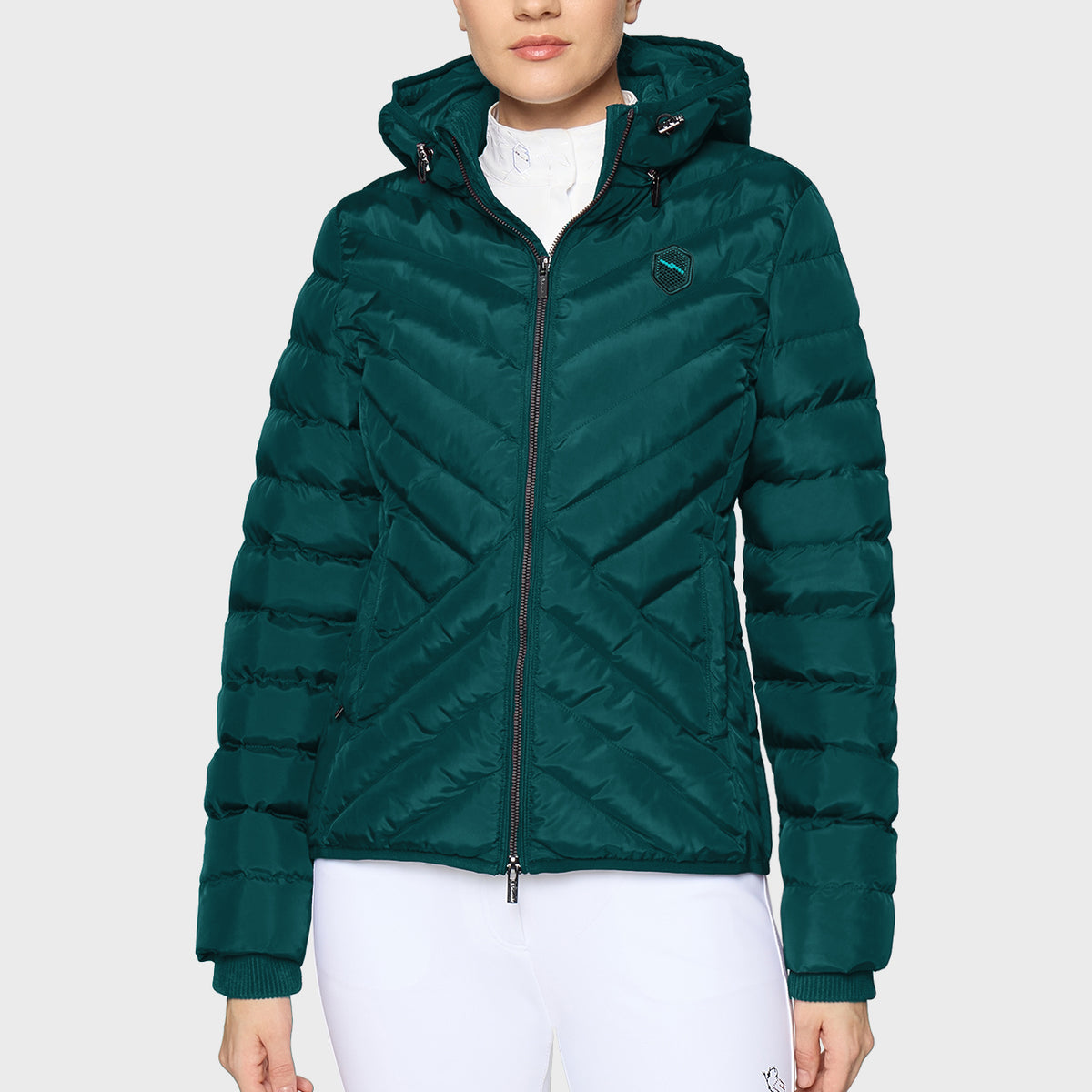 Samshield Puffer Jacket Women Courchevel Hunter Green