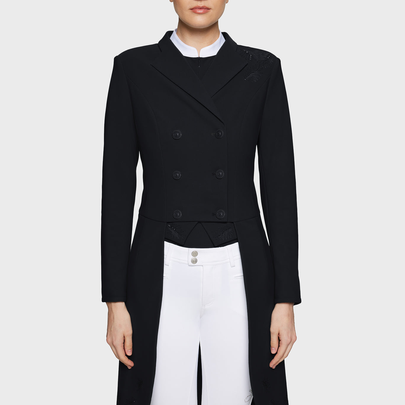 Samshield slipjas wedstrijdjasje Dames Crystal Ferna Zwart Zwart