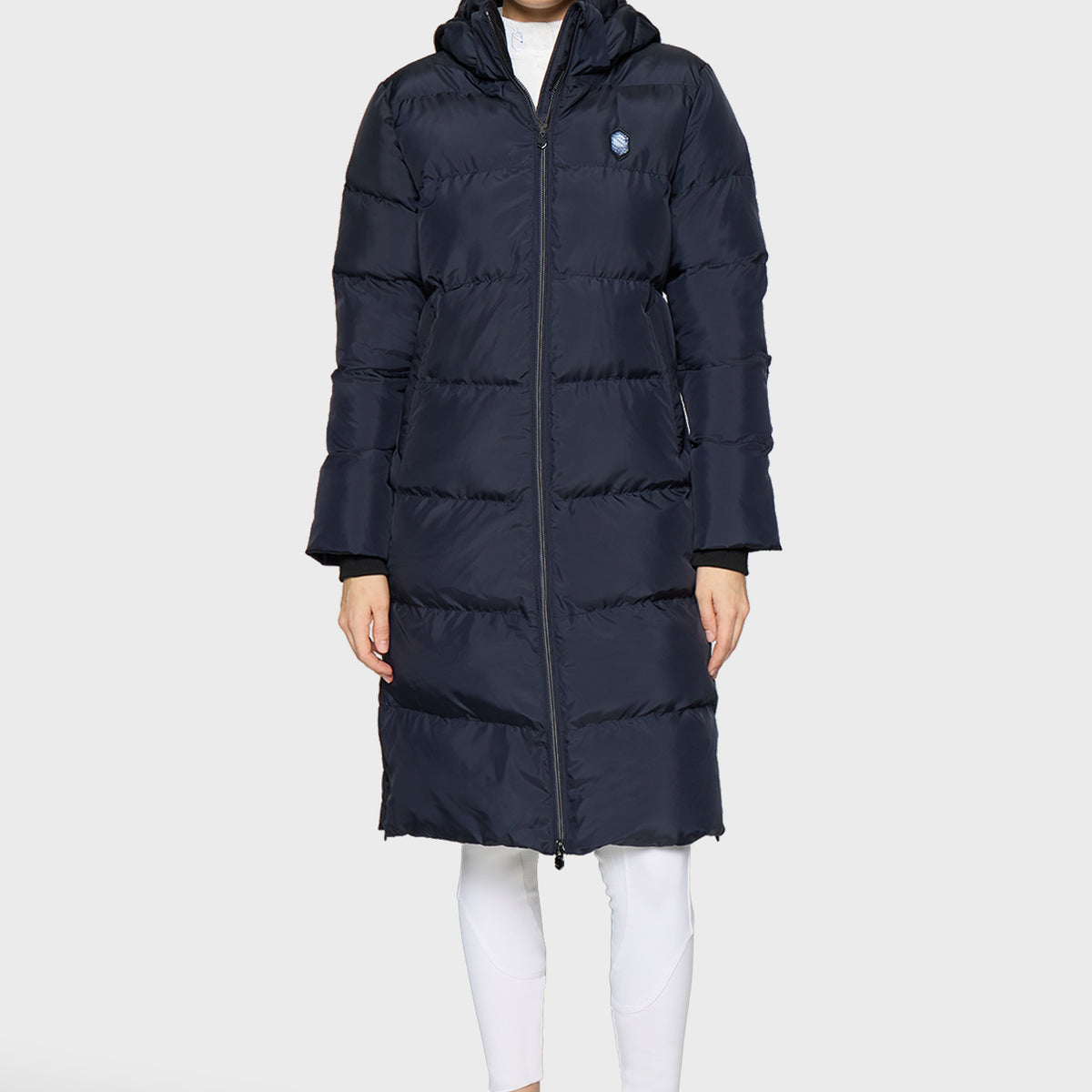 Samshield Gewatteerde Lange Jas Dames Sierra Navy Navy