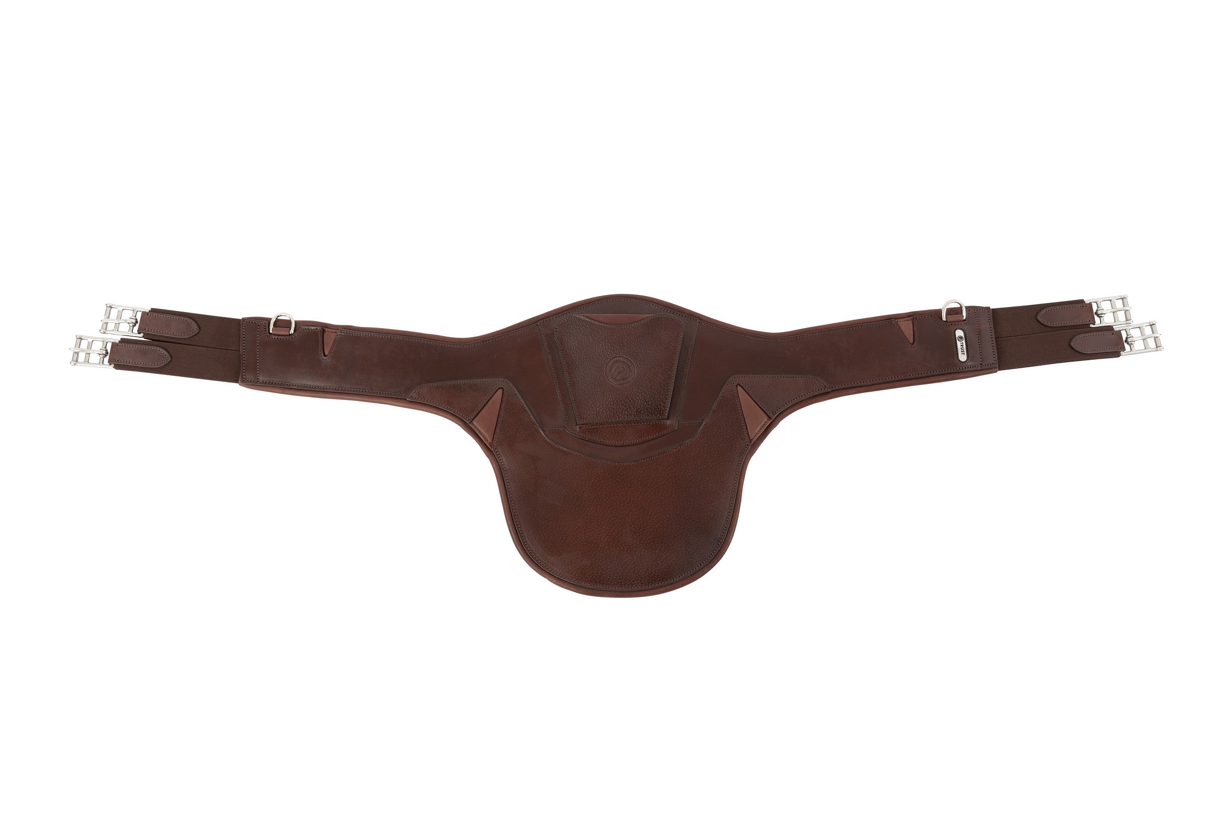 TRUST Singel Buikflap Hagen bruin-zilver