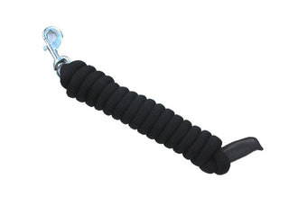 LJ Leathers Lead Rope 2.3m Black