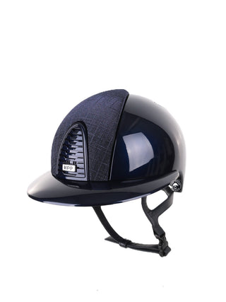 Kep Italia Riding Helmet Cromo 2.0 Polish Polo Peak Blue Galassia Insert