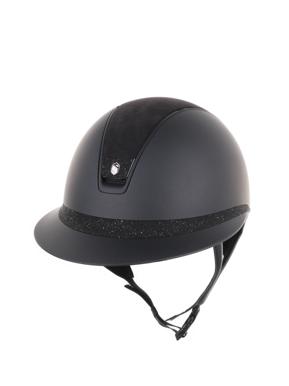 Samshield 2.0 Miss Shield shadowmatt riding helmet Alcantara Crystal Blazon FB Black