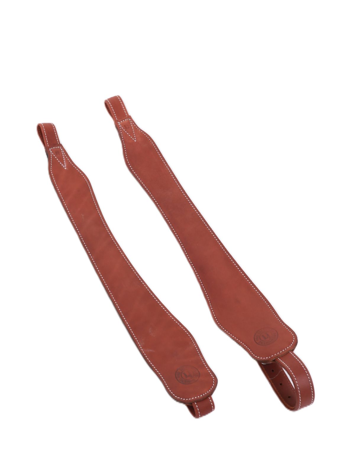 LJ Leathers Stijgbeugelriemen Mono zeer soepel leder Noisette