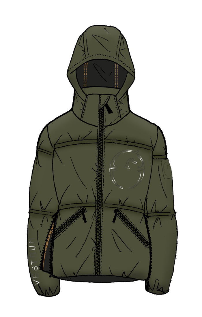 Vestrum padded jacket ladies New York Dark Olive