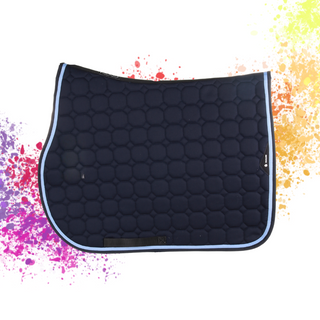 Equiline saddle cloth Octagon Double Trim Custom Made