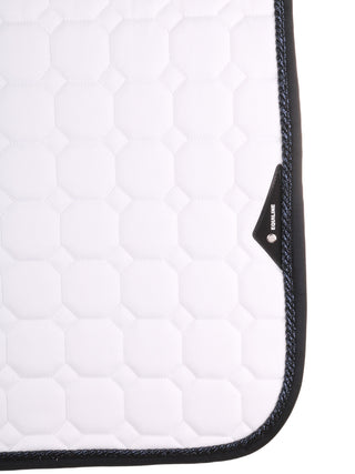 Equiline saddle pad Octagon White-Navy