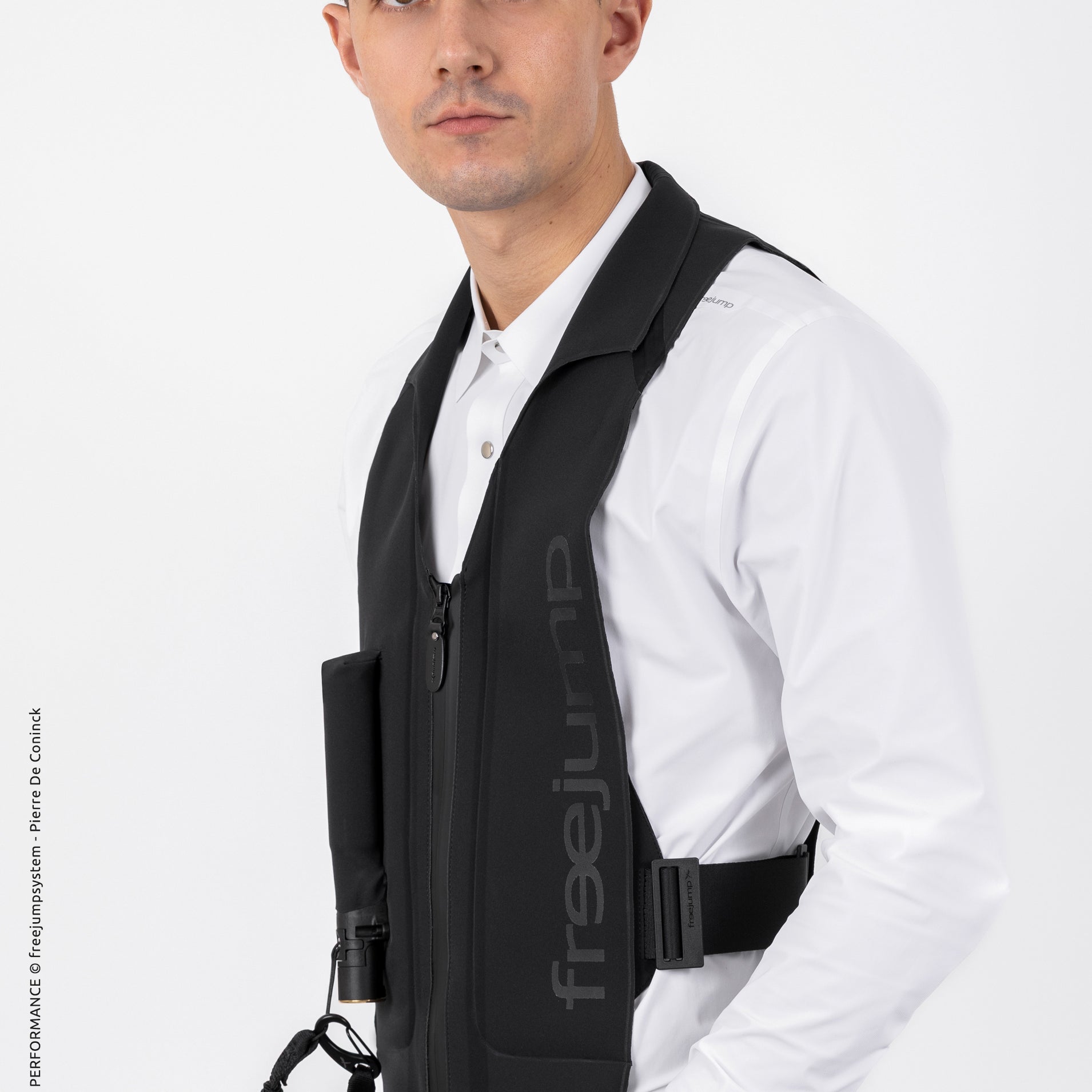 Freejump Plume Airbagvest Heren Zwart Zwart