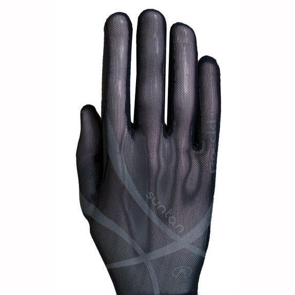 Roeckl paardrijhandschoenen Laila mesh zwart Zwart