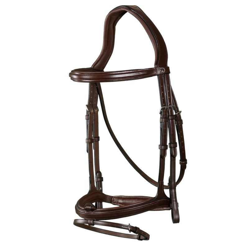 Dyon New English Collection Hoofdstel gecombineerde neusriem - equi-exclusive
