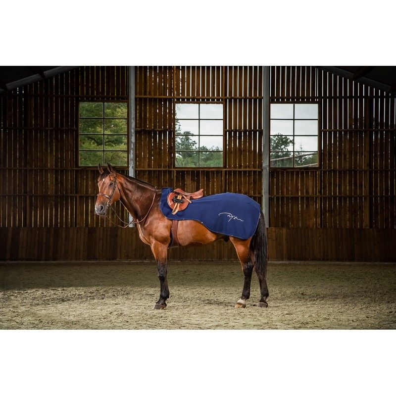 Dyon uitrijdeken 3 in 1 cordura fleece Navy - equi-exclusive