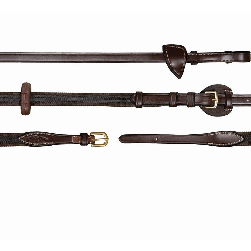 Dyon D Collection drop rope noseband Brown