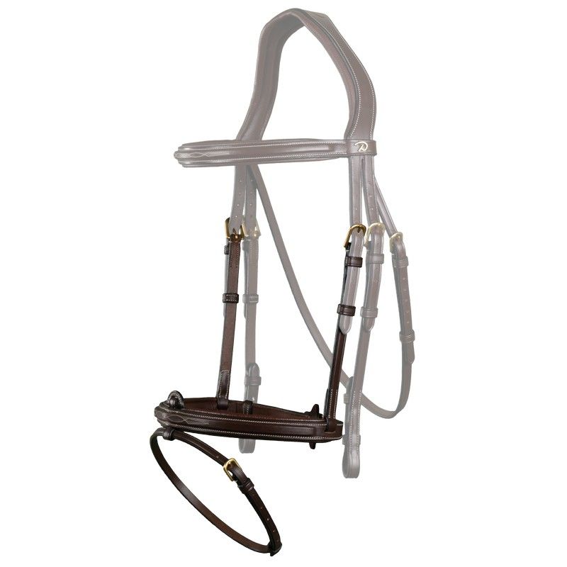 Dyon D Collection flash noseband Brown
