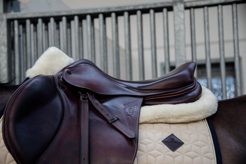 Kentucky Horswear Half pad Sheepskin impact equalizer 10mm