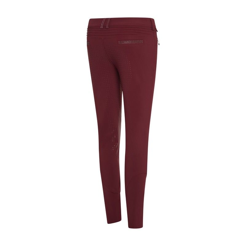 Samshield Riding Breeches Full Grip Ladies Burgundy TT