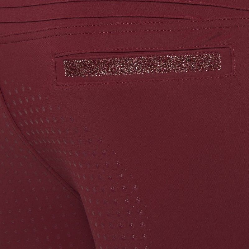 Samshield Riding Breeches Full Grip Ladies Burgundy TT