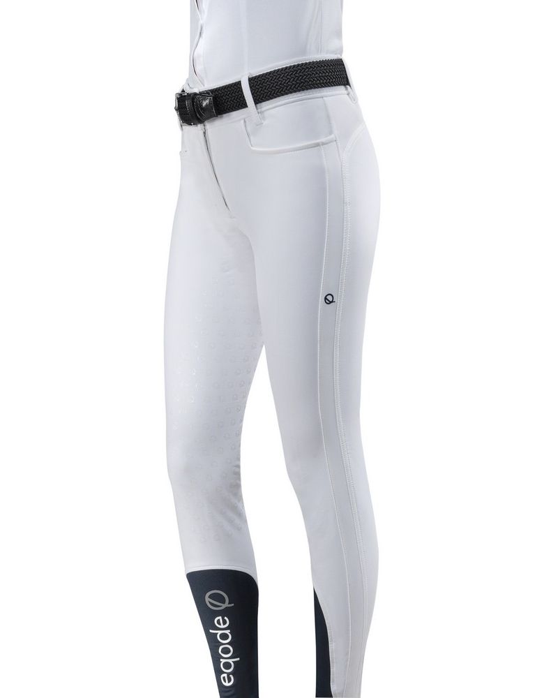Eqode breeches ladies full-grip high waist Darcey white