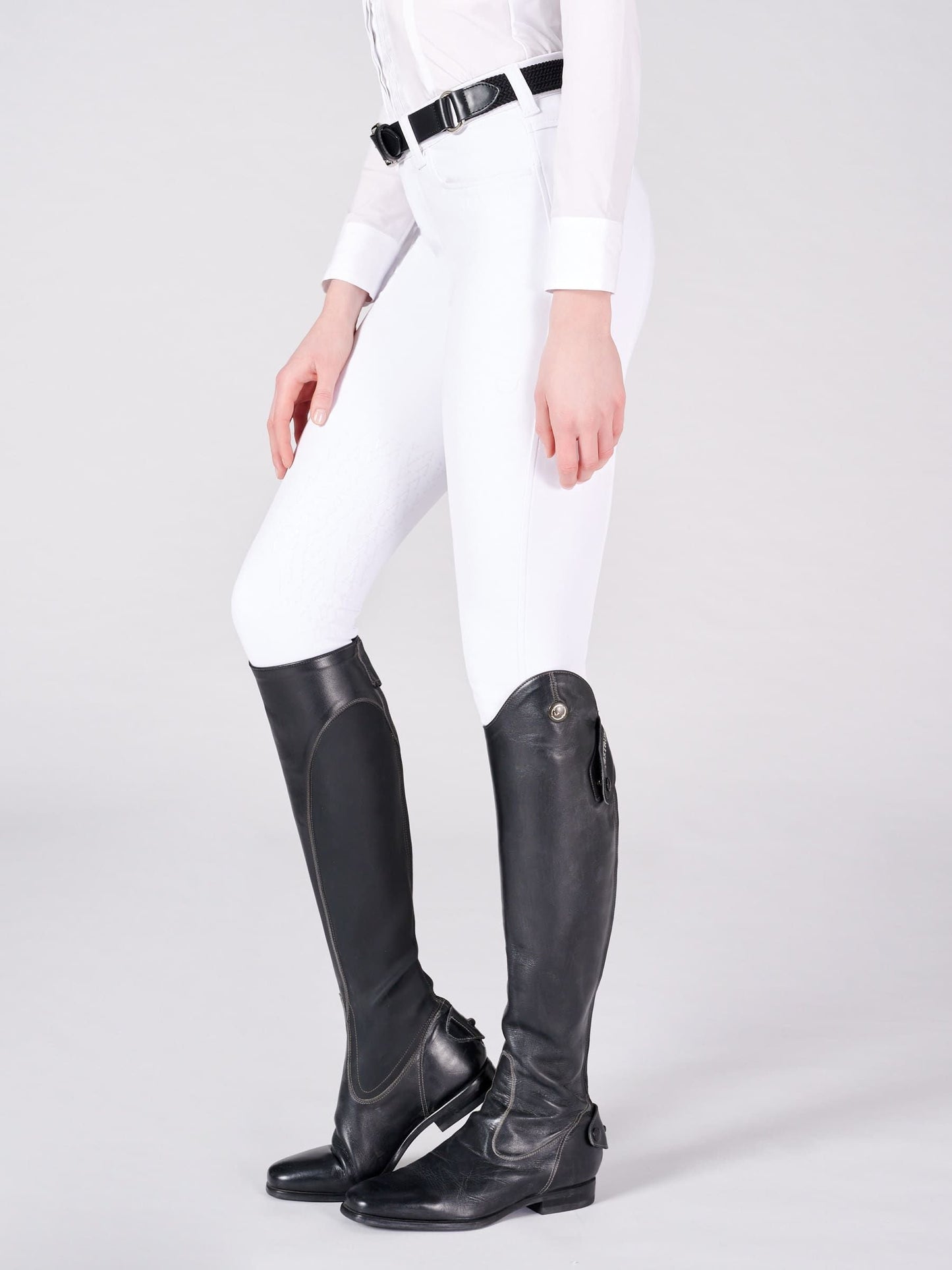 Vestrum ladies riding breeches knee grip Syracuse White