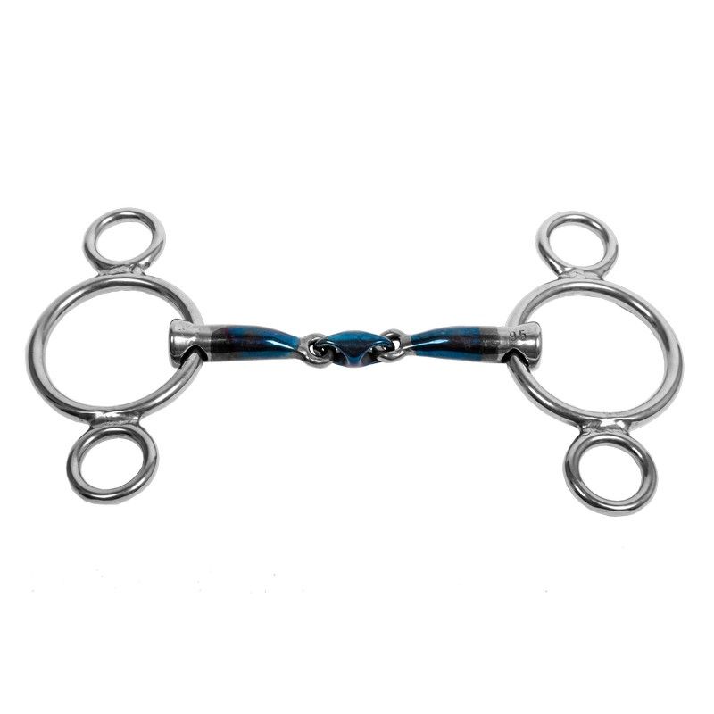 TRUST equestrian Sweet Iron Dubbelgebroken Pony 3-ring