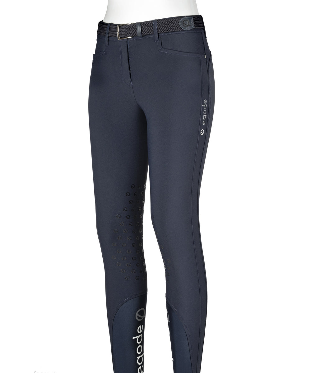 Eqode breeches ladies knee-grip Delma Limited navy