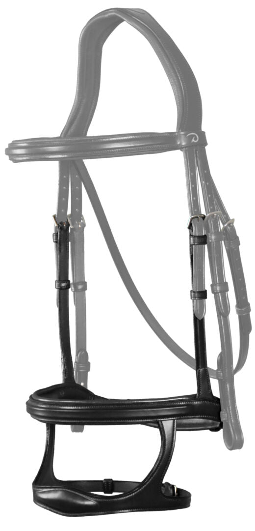 Dyon New English Collection double noseband Black