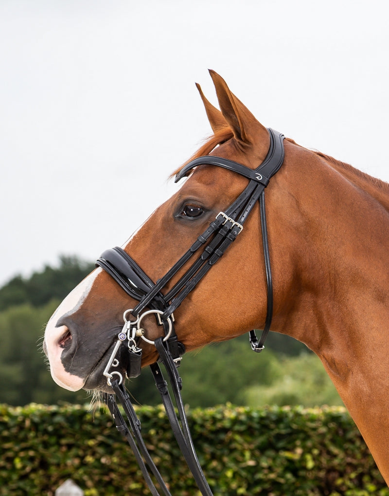 100% Leather Mask Horse Mask Handmade Anatomically Shaped 