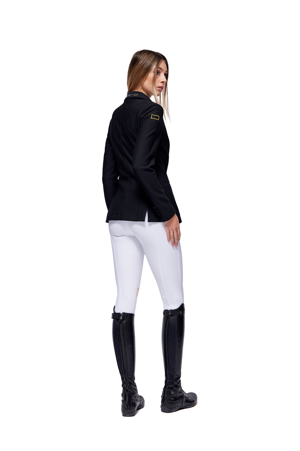 RG Riding Jacket Jersey and Mesh Zip Ladies Black
