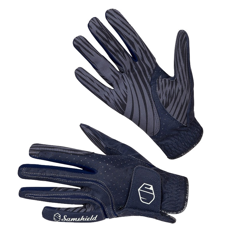 Samshield V-skin rijhandschoenen Donkerblauw