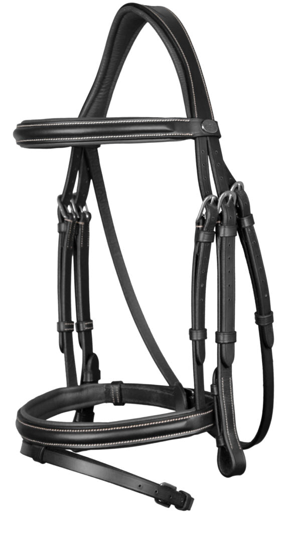 Dyon Working Collection flash noseband bridle Black