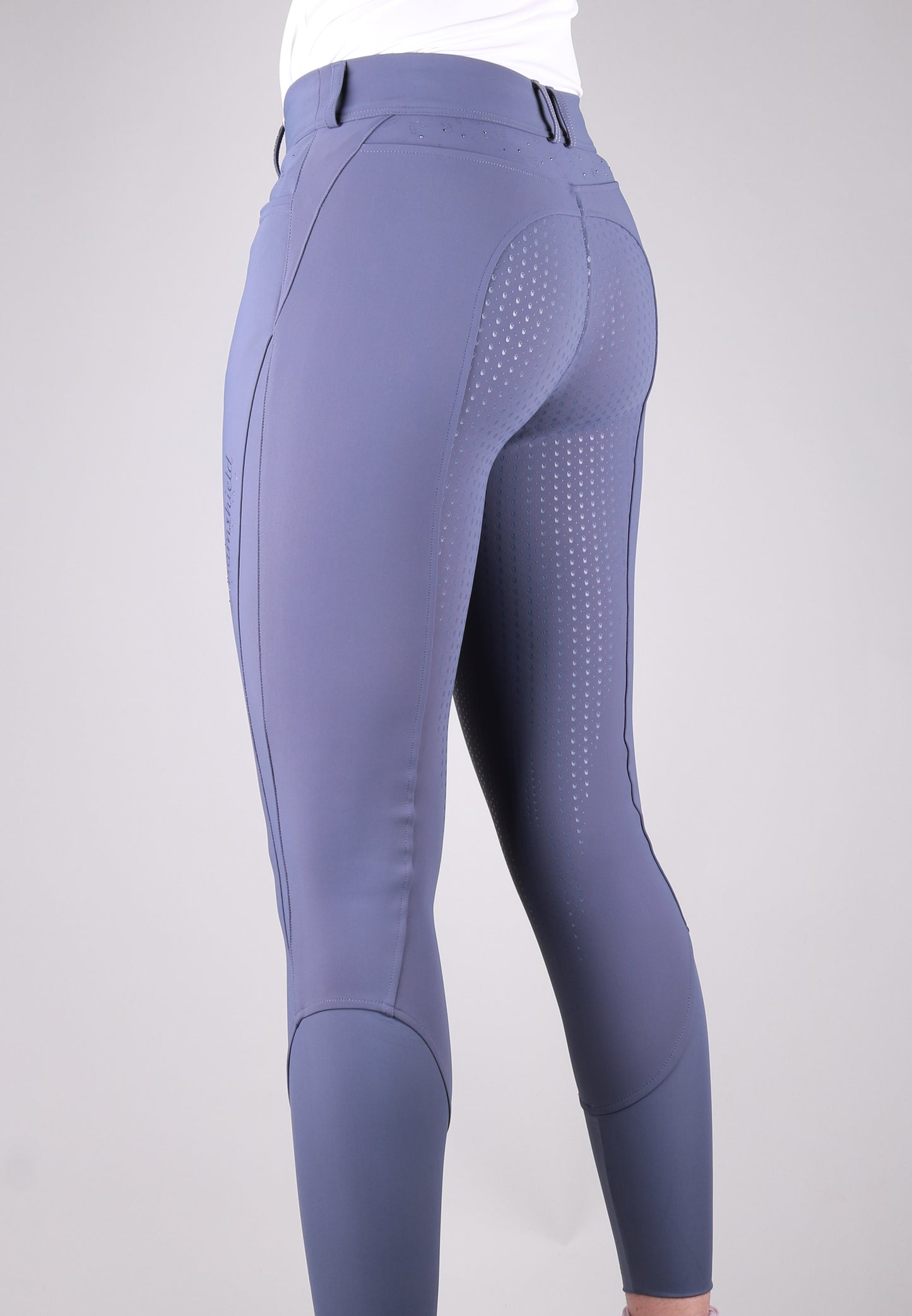 Samshield Riding Breeches Full Grip Ladies Sellia Slate Grey