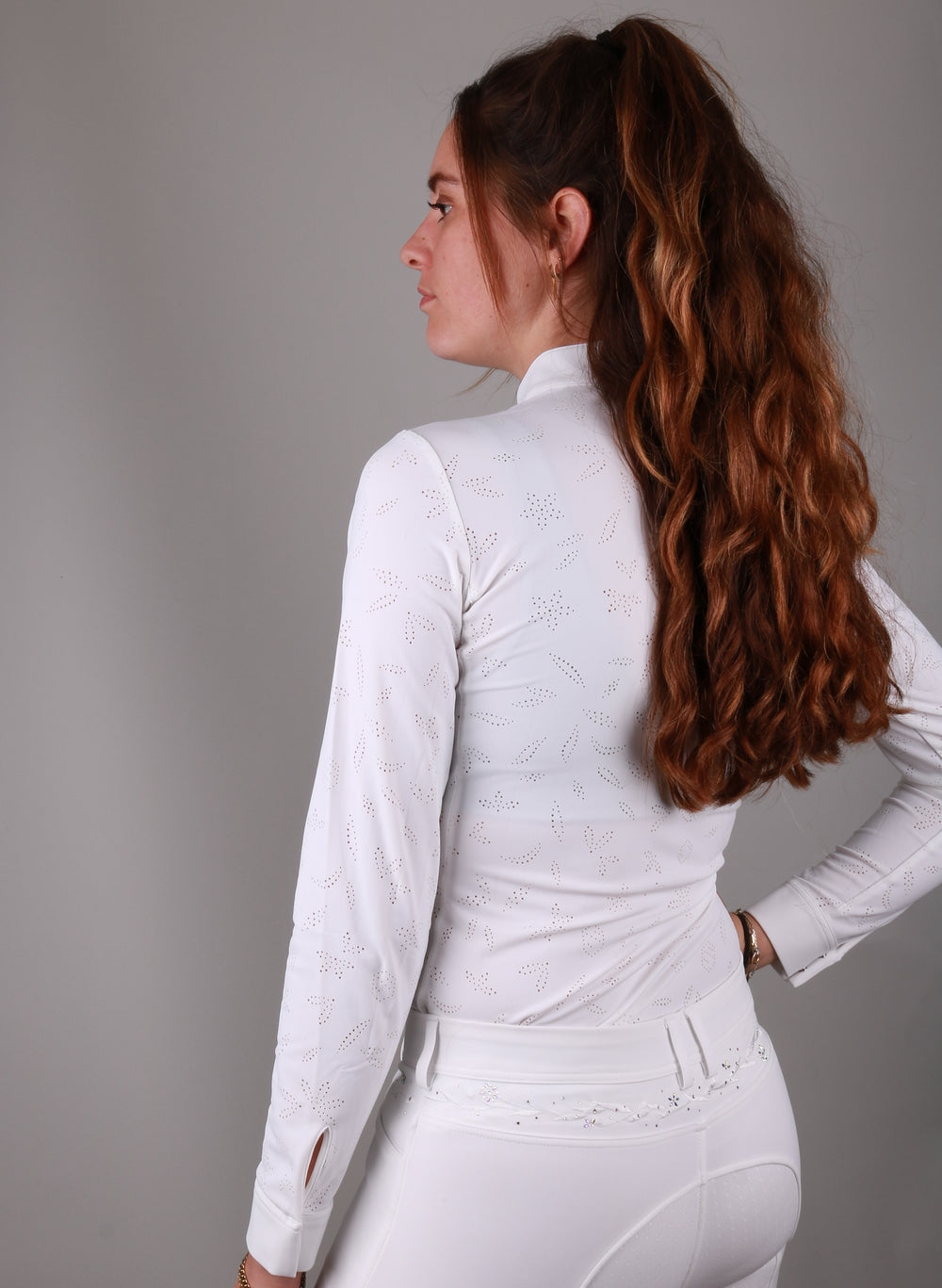 Samshield Long Sleeve Competition Shirt Ladies Louison white