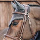 Kentucky Horsewear Fly Veil Long Stone & Pearl Grey