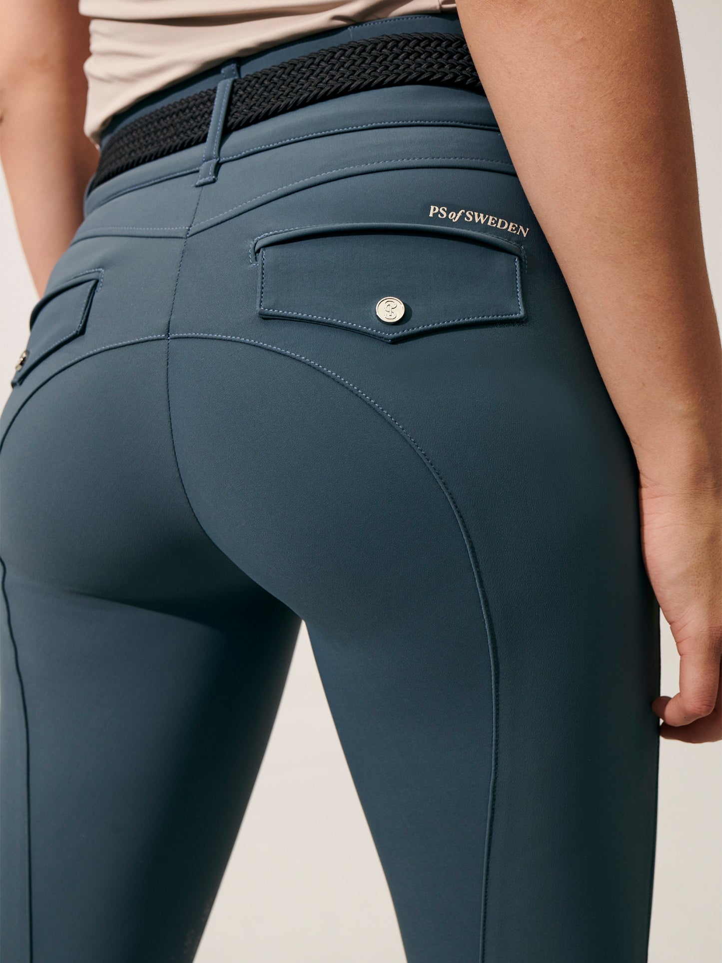 PS of Sweden half grip riding breeches ladies Martina Storm Blue