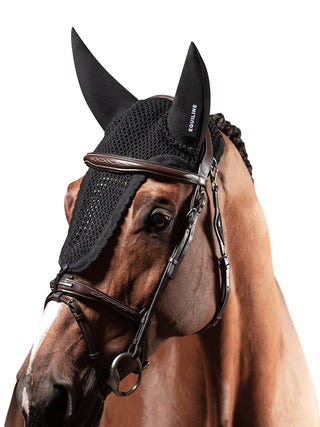 Equiline fly veil standard soundless with loop Ruben Black