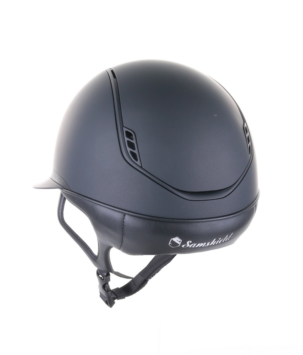 Samshield Helmets Samshield 2.0 Miss Shield shadowmatt riding helmet Dark Line Black ...
